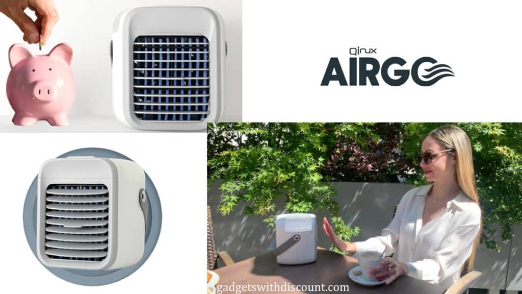 Qinux AirGo, climatizador evaportativo portátil ,reseñas y opiniones